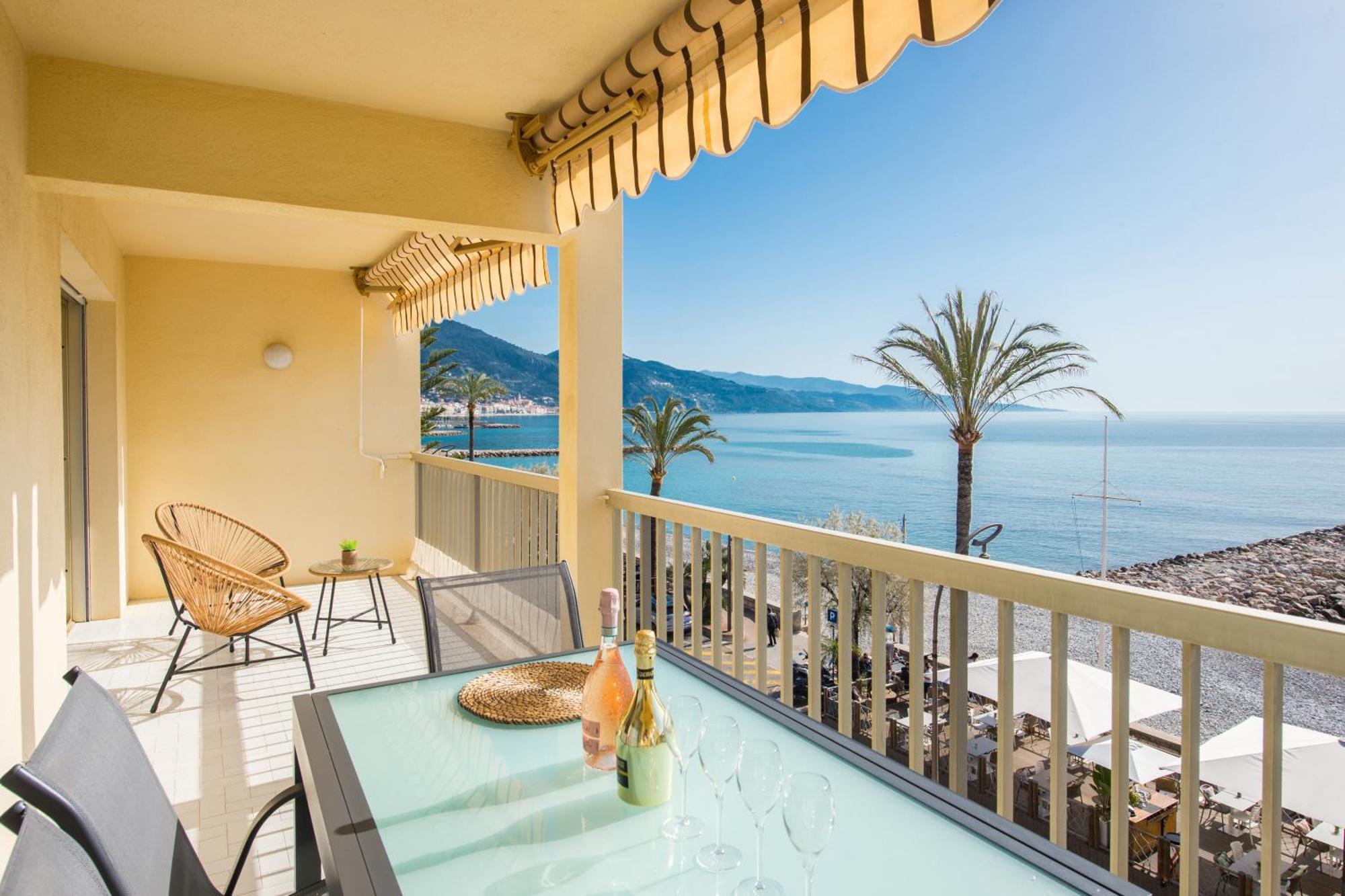Roquebrune Plage - Terrace Splendid Sea View - BW ภายนอก รูปภาพ